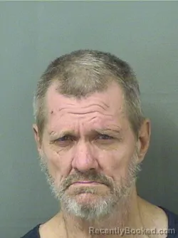 Mugshot of Billy Redding booked in Palm Beach County, Florida on August 25, 2026