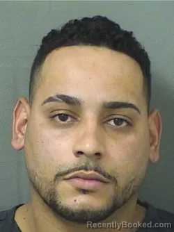 Mugshot of Reinaldo Crespo booked in Palm Beach County, Florida on August 25, 2026