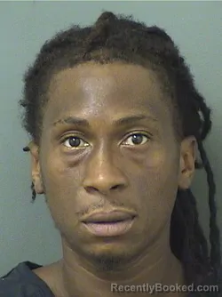 Mugshot of Terry Lawerance J Ray booked in Palm Beach County, Florida on August 25, 2026