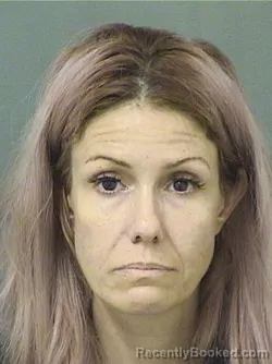Mugshot of Emily Anne Rivers booked in Palm Beach County, Florida on August 25, 2026