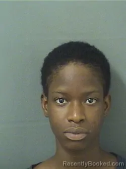 Mugshot of Tayisha Sonthia Luzincourt booked in Palm Beach County, Florida on August 25, 2026