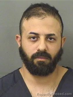 Mugshot of Abdalla Khaledabdellah Abdelmageed booked in Palm Beach County, Florida on August 25, 2026