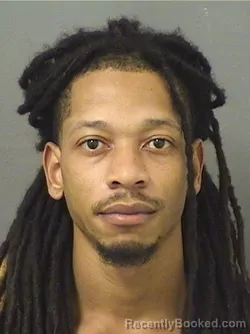 Mugshot of Kendrick Kentron Dunn booked in Palm Beach County, Florida on August 25, 2026