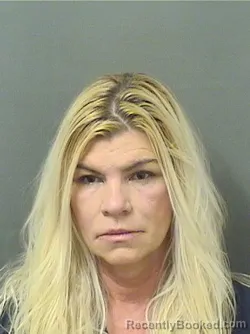 Mugshot of Monika Domokos booked in Palm Beach County, Florida on August 26, 2026