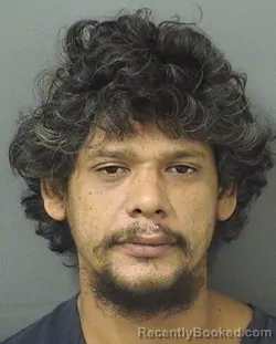 Mugshot of Julian Bazan booked in Palm Beach County, Florida on August 27, 2026