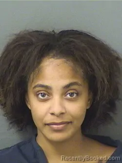 Mugshot of Startavia Tamia Scott booked in Palm Beach County, Florida on August 27, 2026
