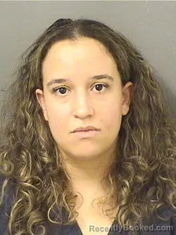 Mugshot of Molli Ann Abel booked in Palm Beach County, Florida on August 27, 2026