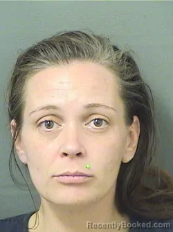 Mugshot of Shayna Marie Sweeney booked in Palm Beach County, Florida on August 27, 2026