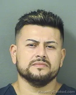 Mugshot of Islander Villanunez booked in Palm Beach County, Florida on August 27, 2026
