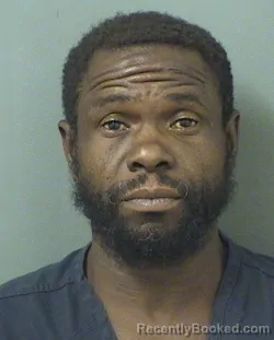 Mugshot of Sherman Donnell Jr Lang booked in Palm Beach County, Florida on August 27, 2026