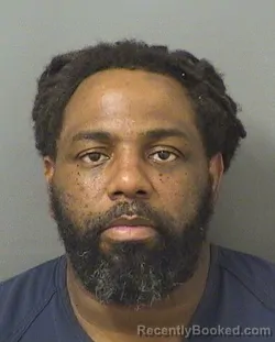 Mugshot of Rumar Allah Quinones booked in Palm Beach County, Florida on August 27, 2026