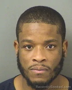 Mugshot of Davon Bernard Lester booked in Palm Beach County, Florida on August 27, 2026
