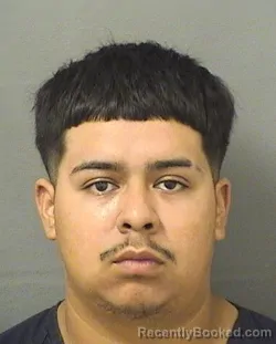 Mugshot of Christopher Gabriel Marquezbarahona booked in Palm Beach County, Florida on August 27, 2026