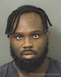 Mugshot of Kennthe Earlcooper Brown booked in Palm Beach County, Florida on August 27, 2026