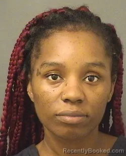 Mugshot of Jalisa Denise Moore booked in Palm Beach County, Florida on August 27, 2026