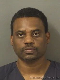 Mugshot of Marvyn Leblanc booked in Palm Beach County, Florida on August 28, 2026