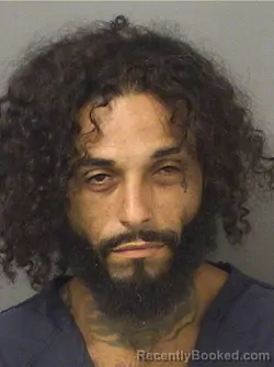 Mugshot of Keanu Zachary Lopes booked in Palm Beach County, Florida on August 28, 2026