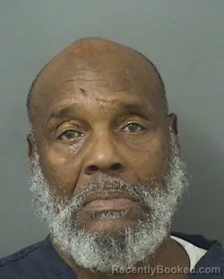 Mugshot of Bernard Frederick booked in Palm Beach County, Florida on August 28, 2026