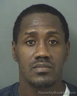 Mugshot of Jarvus Mosley booked in Palm Beach County, Florida on August 28, 2026