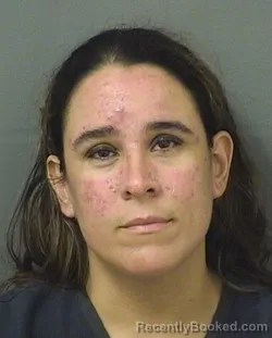 Mugshot of Melissa Cacabelos booked in Palm Beach County, Florida on August 28, 2026