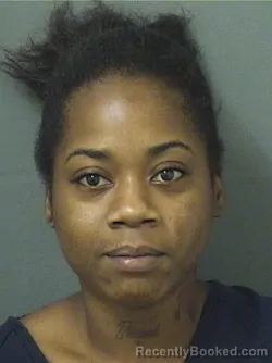 Mugshot of Marnesia L Collins booked in Palm Beach County, Florida on August 29, 2026