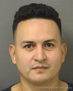 Mugshot of Eber Naun Romeroromero booked in Palm Beach County, Florida on August 29, 2026