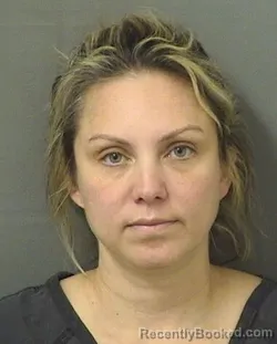 Mugshot of Bruna Schmeiloliveira Franke booked in Palm Beach County, Florida on August 30, 2026