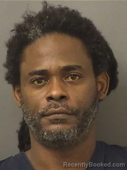 Mugshot of Woodjerry Michel booked in Palm Beach County, Florida on August 30, 2026