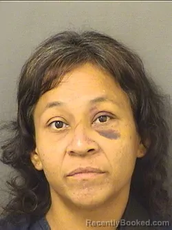 Mugshot of Mona Lisa Sanchez booked in Palm Beach County, Florida on August 30, 2026