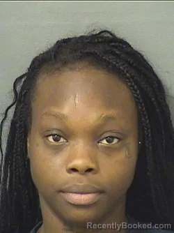 Mugshot of Glory Noel booked in Palm Beach County, Florida on August 31, 2026