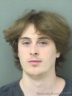 Mugshot of Zachary Moll booked in Palm Beach County, Florida on August 31, 2026