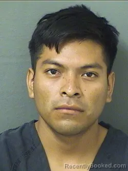 Mugshot of Baldomero Mardoqueo Gomezaguilar booked in Palm Beach County, Florida on August 31, 2026