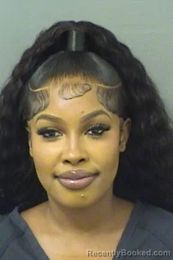 Mugshot of Angela Keysharee Mcnichols booked in Palm Beach County, Florida on August 31, 2026
