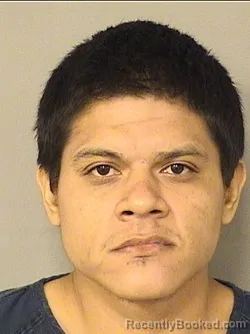 Mugshot of Elvis Geovanny Ferrera booked in Palm Beach County, Florida on August 31, 2026