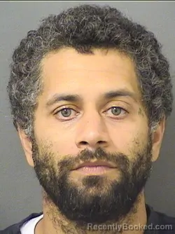 Mugshot of Jamar Charles Cunningham booked in Palm Beach County, Florida on August 31, 2026