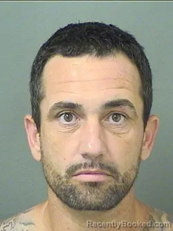 Mugshot of Scott Fitzgeraldj Tomasko booked in Palm Beach County, Florida on August 31, 2026