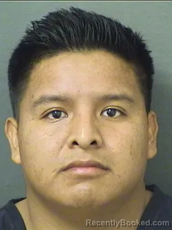 Mugshot of Rolando Martinvicente booked in Palm Beach County, Florida on September 1, 2026