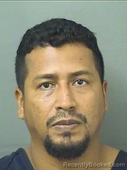 Mugshot of Joel Antonio Fuentescalix booked in Palm Beach County, Florida on September 1, 2026