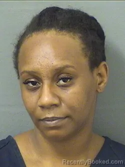 Mugshot of Darrenisha Lilshea Weaver booked in Palm Beach County, Florida on September 1, 2026