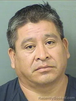 Mugshot of Santiago Leonjesus booked in Palm Beach County, Florida on September 2, 2026