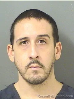 Mugshot of Lucas Michael Keller booked in Palm Beach County, Florida on September 2, 2026