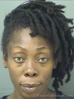 Mugshot of Sherese Saintil booked in Palm Beach County, Florida on September 2, 2026