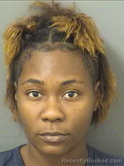 Mugshot of Faith Janell Malcolm booked in Palm Beach County, Florida on September 3, 2026