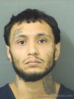 Mugshot of Freddy M Castaneda booked in Palm Beach County, Florida on September 3, 2026