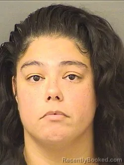 Mugshot of Daniella Alvarado booked in Palm Beach County, Florida on September 3, 2026