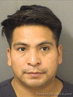 Mugshot of Luis Orlando Velasquezchilel booked in Palm Beach County, Florida on September 3, 2026