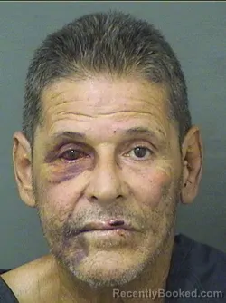 Mugshot of Reinaldo Luis Mercado booked in Palm Beach County, Florida on September 4, 2026