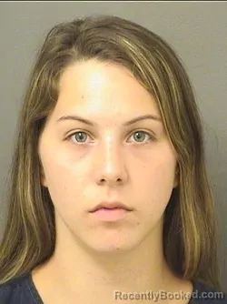 Mugshot of Destiny Alia Dominguezweiss booked in Palm Beach County, Florida on September 4, 2026