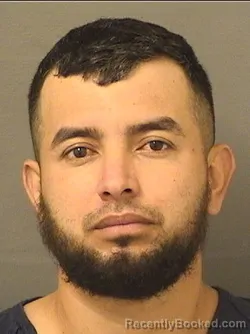 Mugshot of Rony Rivasrivera booked in Palm Beach County, Florida on September 4, 2026