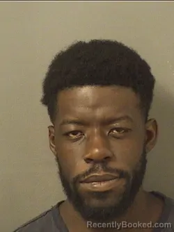 Mugshot of John Wadly Louis booked in Palm Beach County, Florida on September 4, 2026